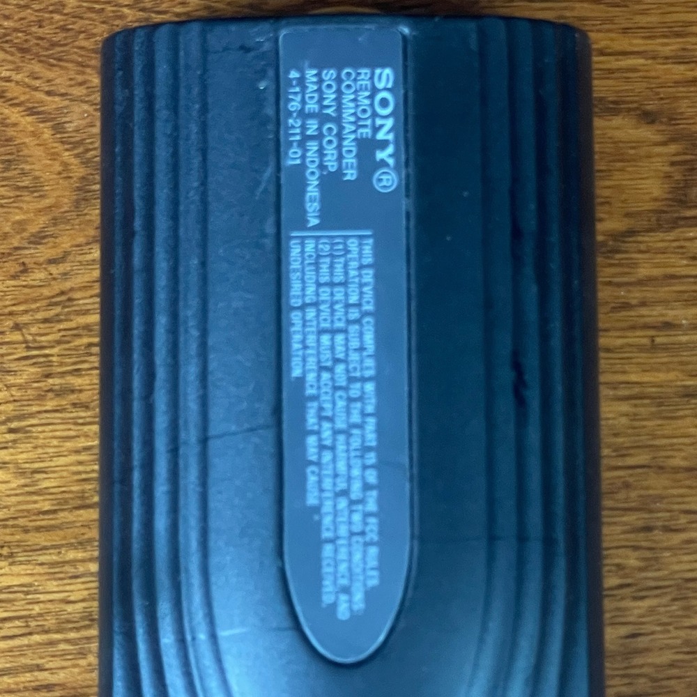 Sony RM VZ320 Remote Commander Universal Remote Control Black - Picture 6 of 9